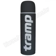 Термос TRAMP Soft Touch 1,2 л с дополнительной чашкой (серый)