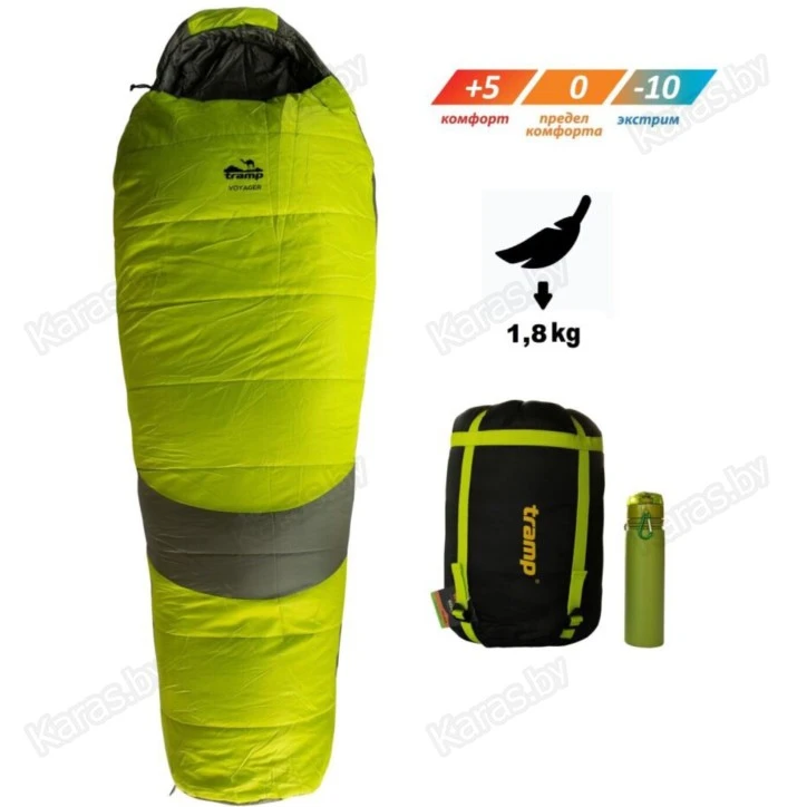 Спальный мешок Tramp Voyager Compact (-10°С) (левый) TRS-052C