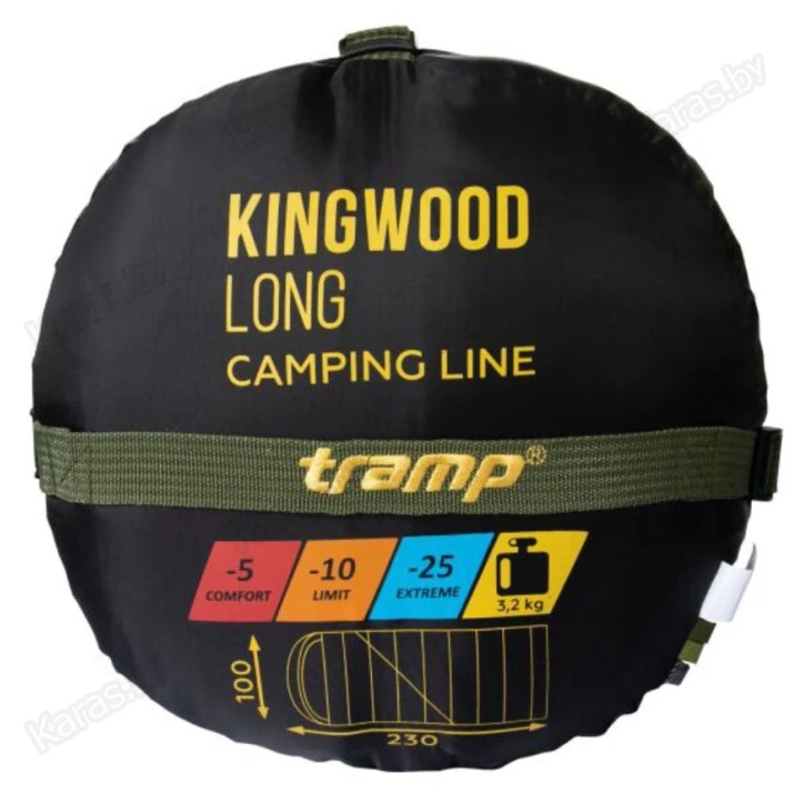 Спальный мешок Tramp Kingwood Long (-25°С) (левый) TRS-053L