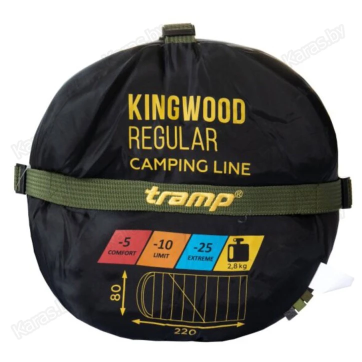 Спальный мешок Tramp Kingwood Regular (-25°С) (левый) TRS-053R