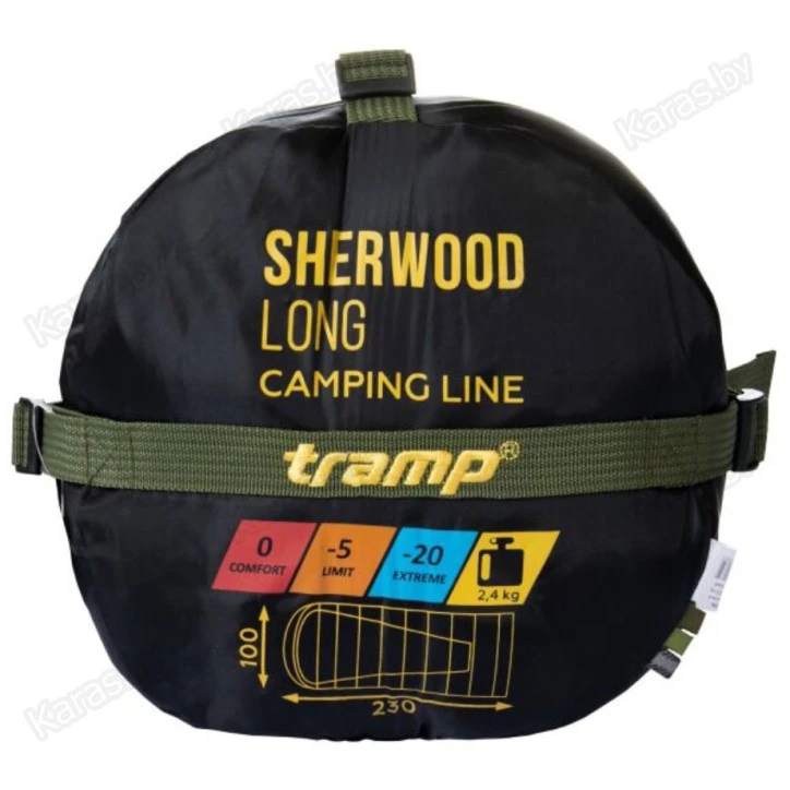 Спальный мешок Tramp Sherwood Long (-20°С) (правый) TRS-054L