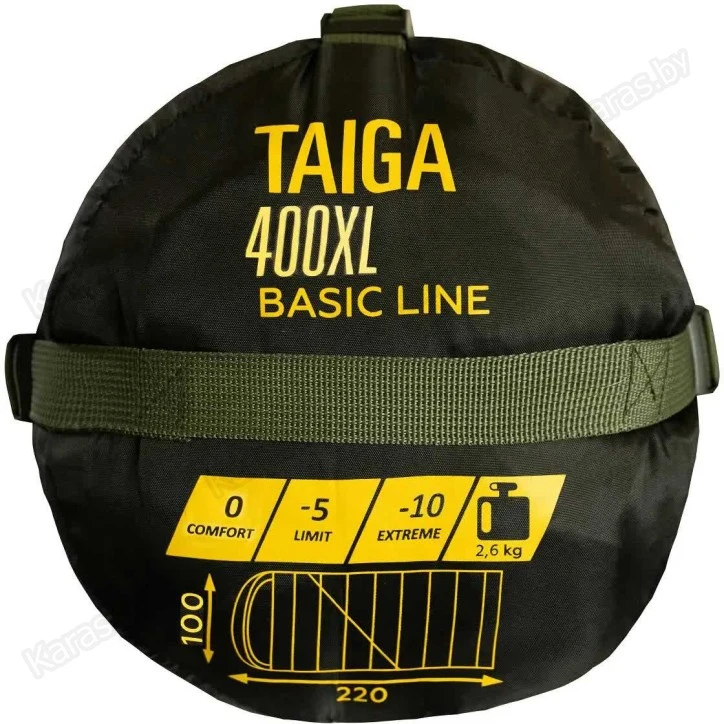 Спальный мешок Tramp Taiga 400 XL (-10°С) (левый) TRS-060L