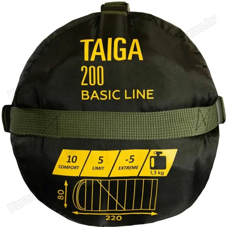 Спальный мешок Tramp Taiga 200 (-5°С) (правый) TRS-059R