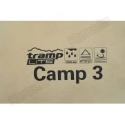 Туристическая палатка Tramp Lite Camp 3 (v2) Sand