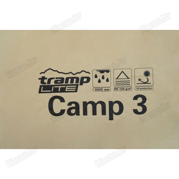 Туристическая палатка Tramp Lite Camp 3 (v2) Sand