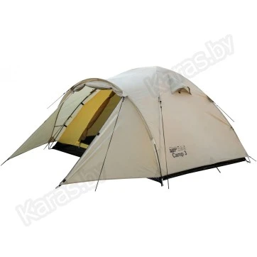 Туристическая палатка Tramp Lite Camp 3 (v2) Sand