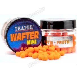 Бойлы Traper Wafter Mini 6 мм/15 г Tutti-Frutti (Тутти-фрутти)