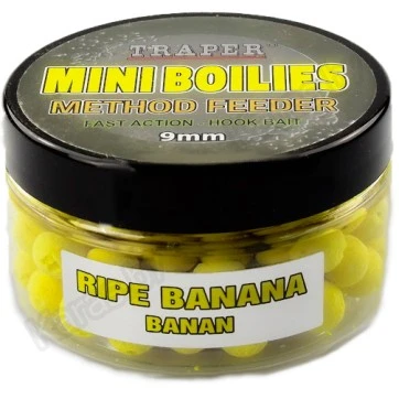 Бойлы Traper Mini Boilies 9 мм/50 г Banan (Банан)