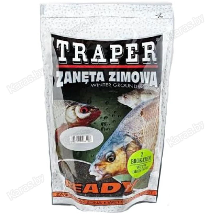 Прикормка зимняя Traper Ready Ploc 0.75 кг (плотва, готовая)