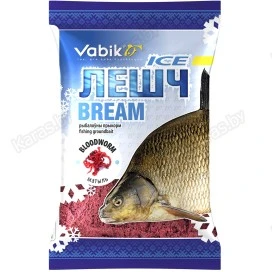 Прикормка зимняя Vabik Ice Лещ Мотыль (красная) 750г