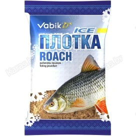 Прикормка зимняя Vabik Ice Плотва (коричневая) 750г