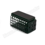 Кормушка фидерная Wirek FD, квадратная с дном, 25x32 мм, длина 37 мм (10г)