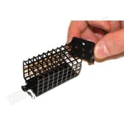 Кормушка фидерная Wirek FD, квадратная с дном, 25x32 мм, длина 37 мм (10г)