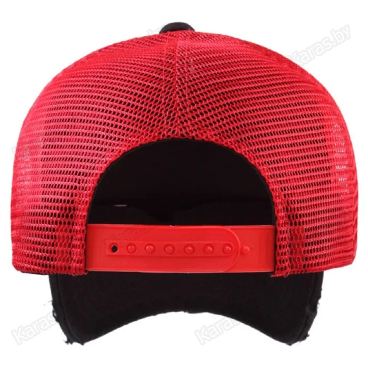 Бейсболка Zetrix Pal ll PC-1601 Black Red