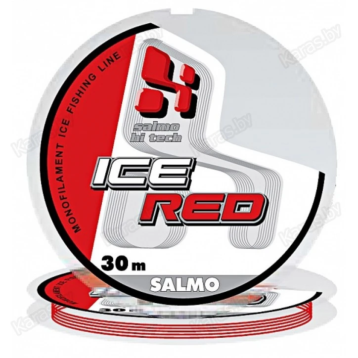 Леска монофильная зимняя Salmo Hi-Tech ICE RED 30м