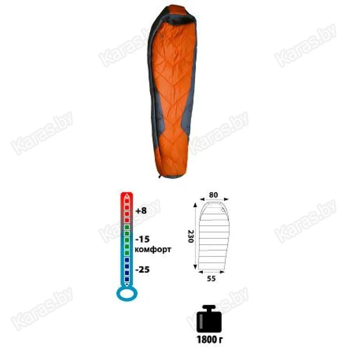 Спальник TRAMP Oimyakon 1L, TRS-001.02 (-25°С)