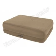 Надувная кровать с насосом Intex 67956 Queen Foam Top Airbed Kit 203 х 152 х 51