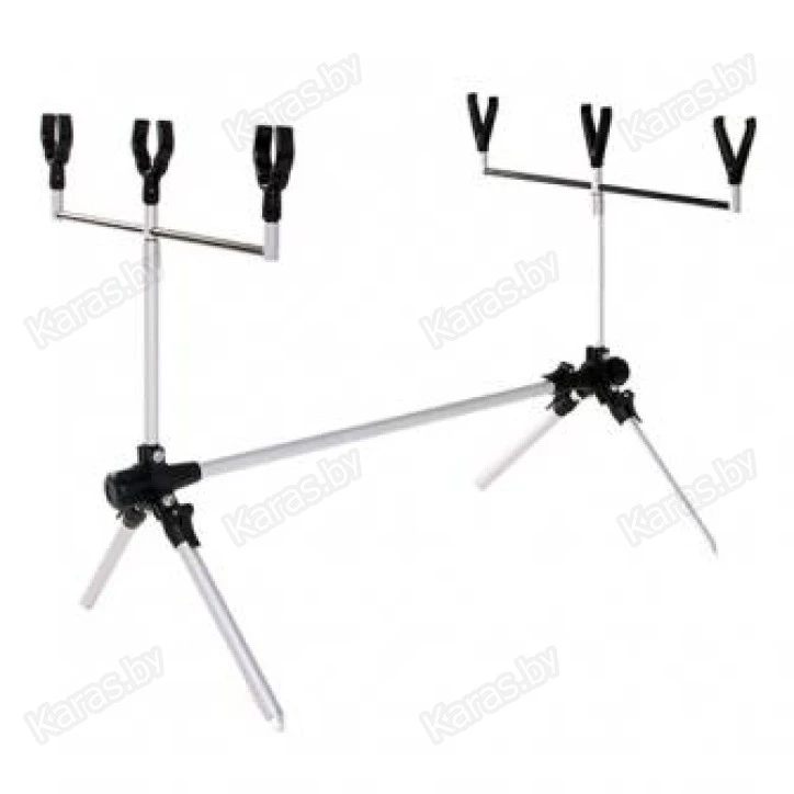 Подставка алюминиевая для удочек Salmo ROD-POD Al 3U+3Y облегченный
