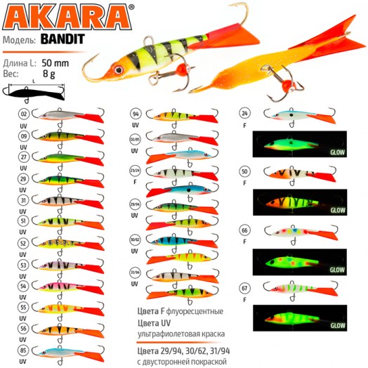 Балансир Akara Bandit 50, 8 г