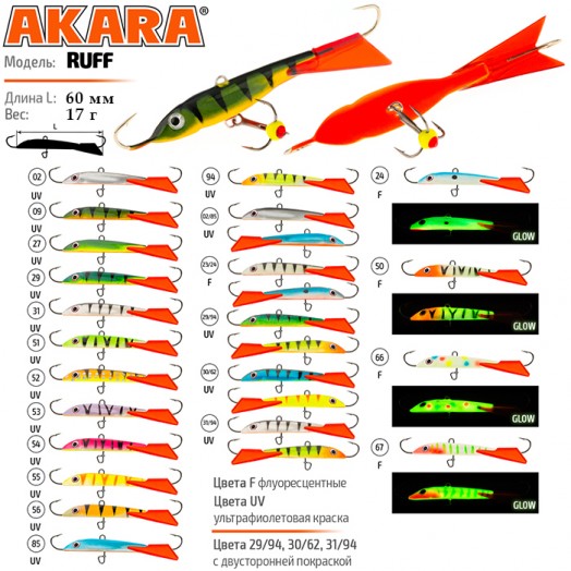 Балансир Akara Ruff 60, 17 г