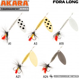 Блесна вращающаяся Akara Fora Long 1 (3.2 г)