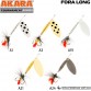 Блесна вращающаяся Akara Fora Long 1 (3.2 г)