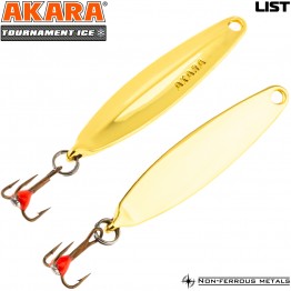 Блесна вертикальная зимняя Akara Tournament Ice List 35 мм (2.5 гр)
