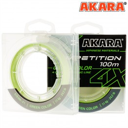 Леска плетёная Akara Competition X4 150м (зеленый)