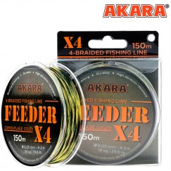 Леска плетёная Akara Feeder X4 150 м (камуфляж)