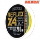 Леска плетёная Akara Reflex X4 200м (мультиколор)