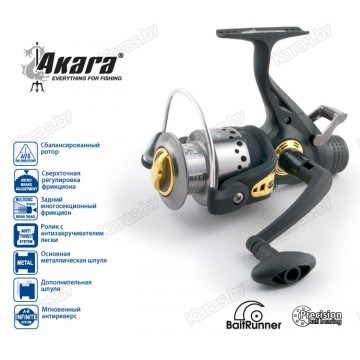 Катушка безынерционная Akara Diablo Carp 3000A. 3 ш.п. + 1 р.п.