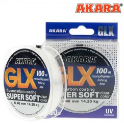 Леска монофильная Akara GLX Super Soft 100 м