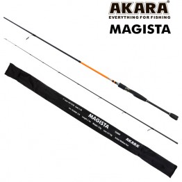 Спиннинг Akara Magista 762MMF2, углеволокно, штекерный, 2.28 м, тест: 5,5-28 г, 128 г