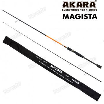Спиннинг Akara Magista 822MMF2, углеволокно, штекерный, 2.48 м, тест: 5,5-28 г, 132 г