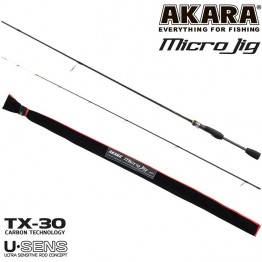 Спиннинг Akara Microjig SL1003-230, углеволокно, штекерный, 2,30 м, тест: 0,6-8 г, 108 г