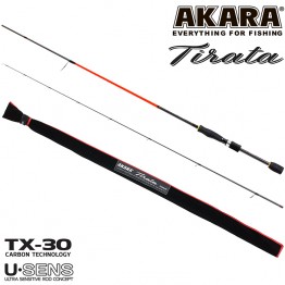 Спиннинг Akara Teuri SL1002 Tirata 762MLMF TX-30, углеволокно, штекерный, 2,3 м, тест: 3,5-10,5 г, 95 г