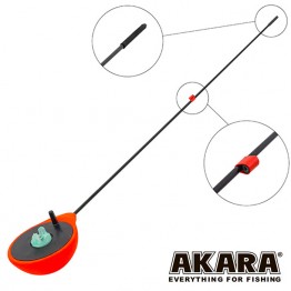 Зимняя удочка Akara RBUZ-R, тест: 1-8, длина 26 см