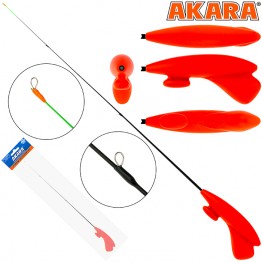 Зимняя удочка Akara RHS-G3R-R, тест: 1.5-5 г, длина 39 см