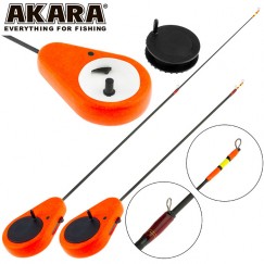 Зимняя удочка Akara Detent M 400 SK-2T-R, тест: 2-8 г, длина 40 см
