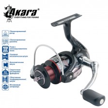 Безынерционная катушка Akara Fish Point FPF1000. 4 ш.п. + 1 р.п.