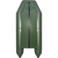 Надувная 3-местная ПВХ лодка Аква 3200 СК (сборный пайол, киль, зеленый)