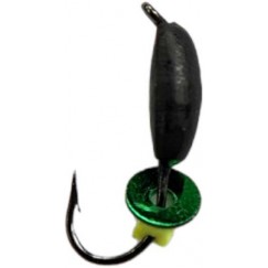 Мормышка вольфрамовая "Нимфа" классическая черная с ушком 2.5 мм