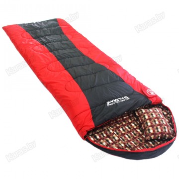 Спальный мешок-одеяло Balmax Alaska Elite 250x90 см с подголовником и подушкой (-12°С)