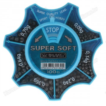 Набор грузил Balsax Super Soft 100г, 0.09-0.70г