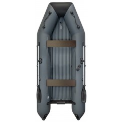 Надувная 4-местная ПВХ лодка Барс 3600 НДНД (графит/черный)