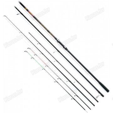 Удилище фидерное/карповое Brain Apex Double, углеволокно, 3.6 м, тест: до 130 г/3.25 lb, 318 г
