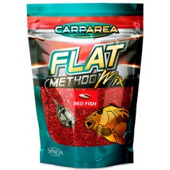 Прикормка CarpArea Flat Method Mix Красная рыба (красная) 0,6 кг