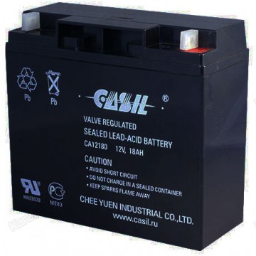 Аккумулятор свинцово-кислотный Casil CA12180 12V, 18Ah