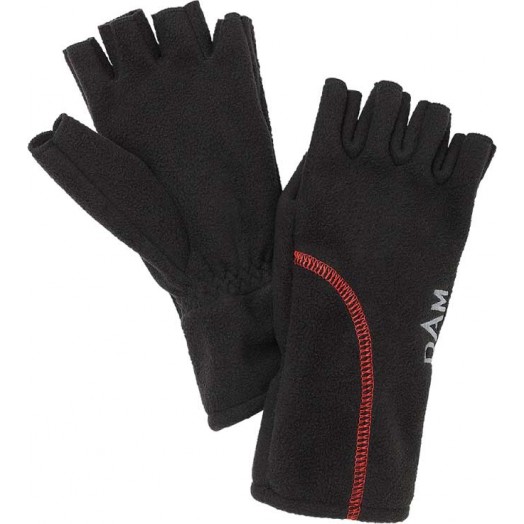 Перчатки DAM Windproof Half Finger Black