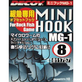 Крючки офсетные Decoy Mini Hook MG-1